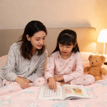 家长陪孩子一起学习